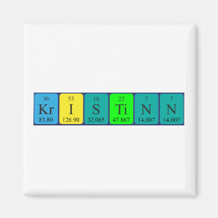 Kristinn periodic table name magnet