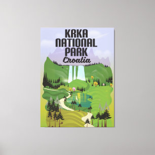 Krka National Park Croatia Canvas Print