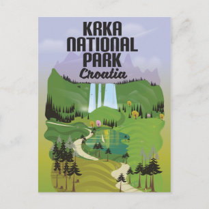 Krka National Park Croatia Postcard