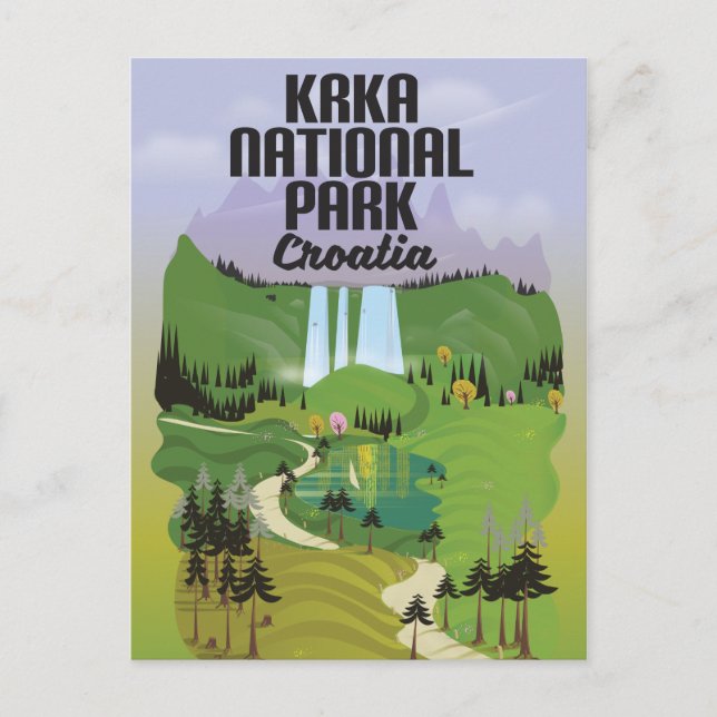 Krka National Park Croatia Postcard (Front)