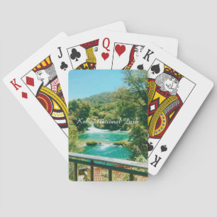 Krka National Park, Dalmatia, Croatia Playing Cards