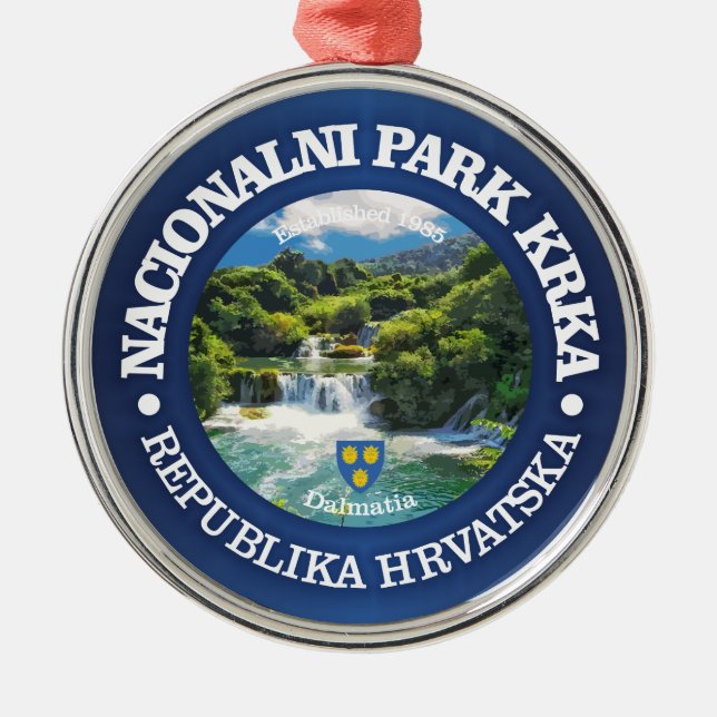 Krka NP Metal Tree Decoration (Front)