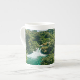 Krka Waterfalls -Krka National Park - Croatia Bone China Mug