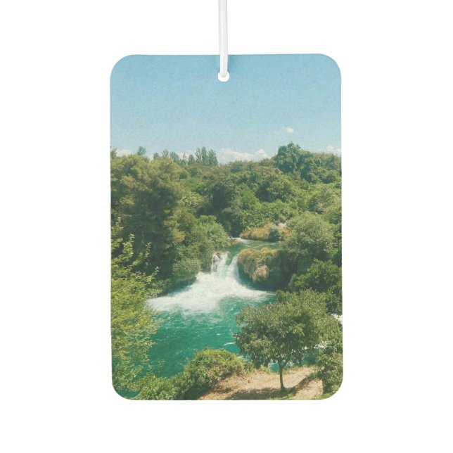 Krka Waterfalls -Krka National Park - Croatia Car Air Freshener (Front)