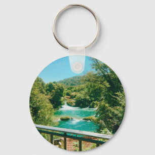Krka Waterfalls -Krka National Park - Croatia Key Ring