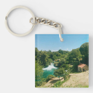 Krka Waterfalls -Krka National Park - Croatia Key Ring