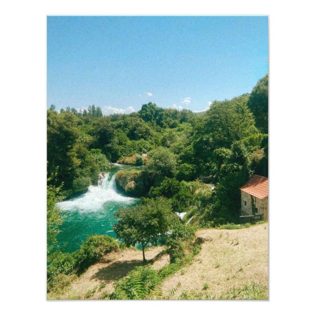 Krka Waterfalls -Krka National Park - Croatia Photo Print (Front)