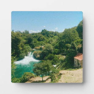 Krka Waterfalls -Krka National Park - Croatia Plaque
