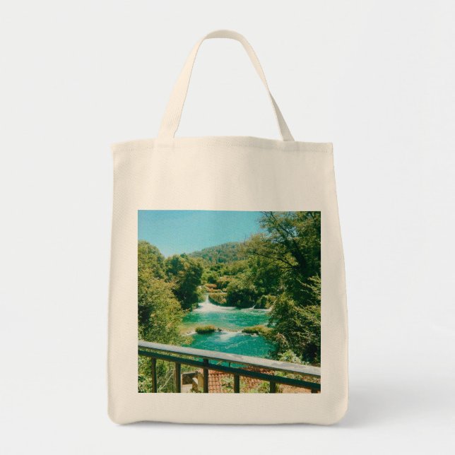 Krka Waterfalls -Krka National Park - Croatia Tote Bag (Front)