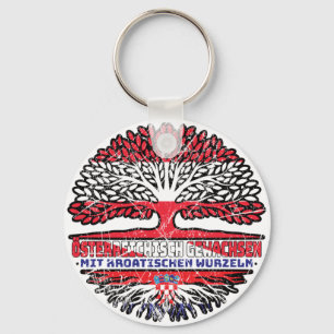 Kroatien Kroatisch Österreichisch Key Ring