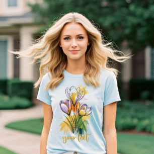 Krocuses floral girl T-Shirt