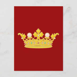 Krone crown postcard