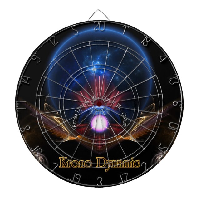 Krono Dynamic Fractal Art Dart Board (Front)