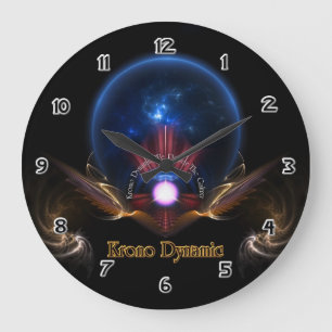 Krono Dynamic Fractal Art Wall Clock