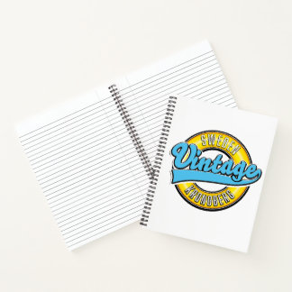 Kronoberg Sweden Vintage style logo Notebook