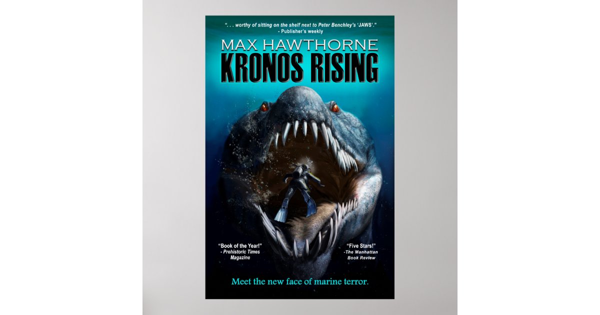 Kronos Rising Dot Com KRONOS RISING New COVER DESIGN Poster - TEETH! | Zazzle