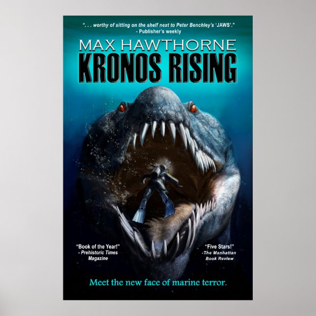 KRONOS RISING New COVER DESIGN Poster - TEETH! (Front)