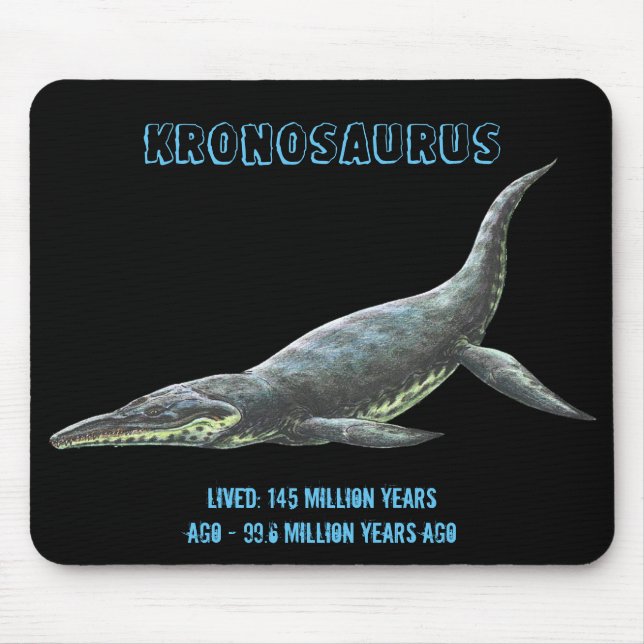 Kronosaurus Dinosaur Mousepad (Front)