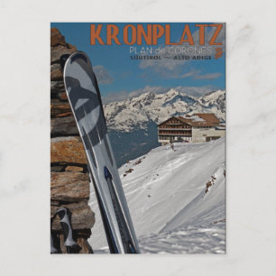 Kronplatz Skis Postcard