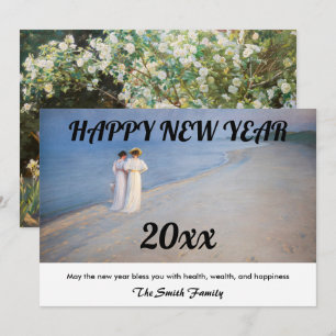 Kroyer - Happy New Year and Skagen Beach Holiday Card