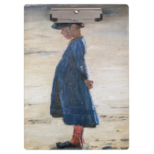 Kroyer - Little Girl standing on Skagen Beach Clipboard