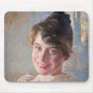 Kroyer - Portrait of the Artist’s Wife Marie Mouse Mat