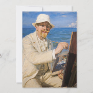 Kroyer - Self-Portrait at Skagen Beach Thank You Card