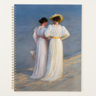 Kroyer - Summer Evening on Skagen Beach Closeup Planner