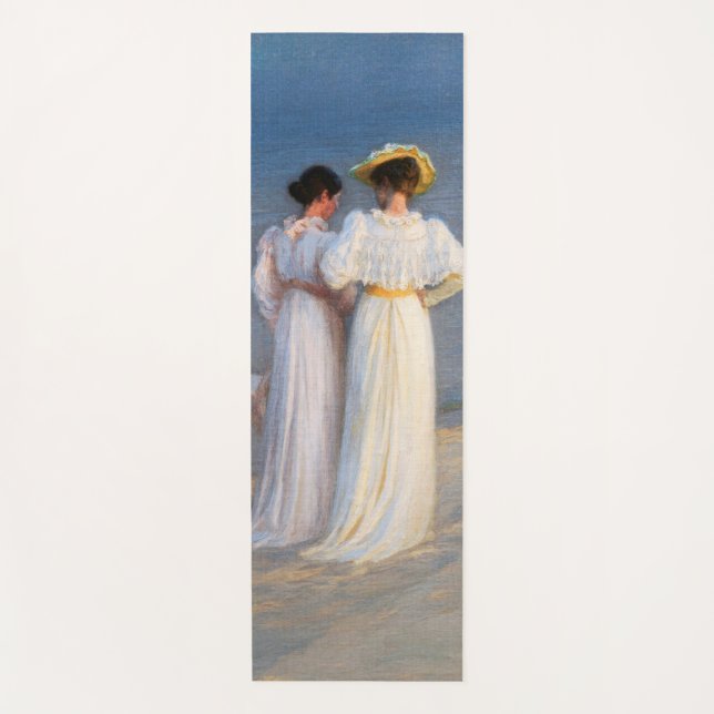 Kroyer - Summer Evening on Skagen Beach Closeup Yoga Mat (Front)