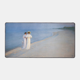 Kroyer - Summer Evening on Skagen Beach Desk Mat
