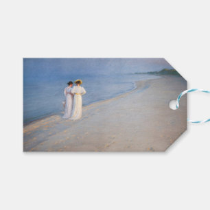 Kroyer - Summer Evening on Skagen Beach Gift Tags