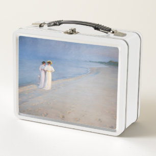 Kroyer - Summer Evening on Skagen Beach Metal Lunch Box
