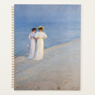 Kroyer - Summer Evening on Skagen Beach Planner