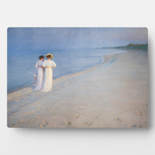Kroyer - Summer Evening on Skagen Beach Plaque