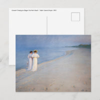 Kroyer - Summer Evening on Skagen Beach
