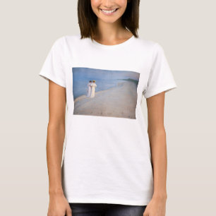Kroyer - Summer Evening on Skagen Beach T-Shirt