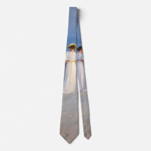 Kroyer - Summer Evening on Skagen Beach Tie