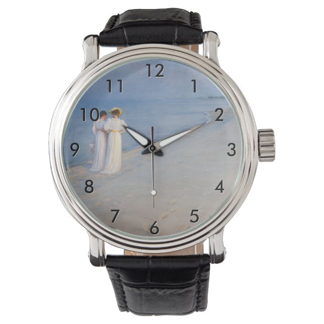 Kroyer - Summer Evening on Skagen Beach Watch (Front)