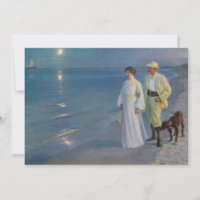 Kroyer - The Artist and his Wife on the Beach