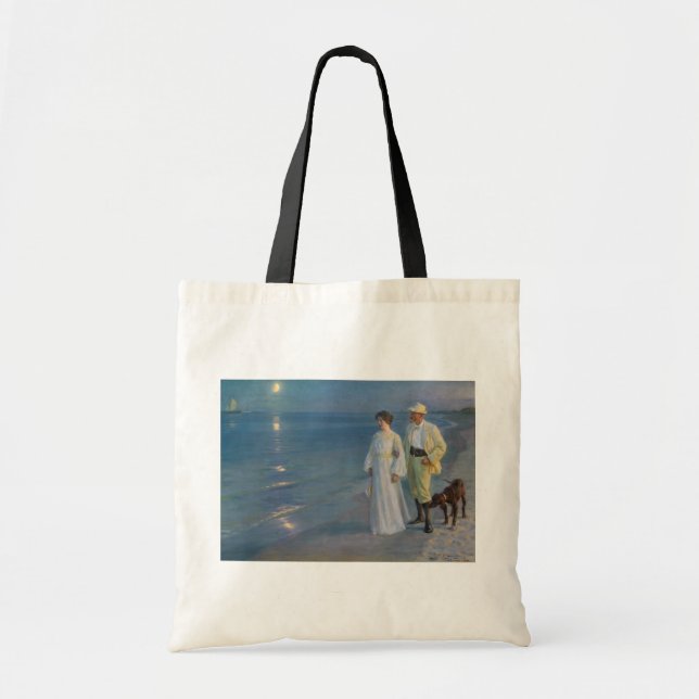 Kroyer - The Artist and his Wife on the Beach Tote Bag (Front)