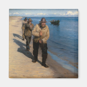 Kroyer - Three Fishermen Pulling a Boat Magnet