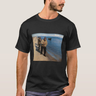 Kroyer - Three Fishermen Pulling a Boat T-Shirt