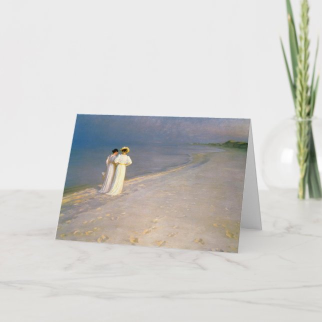 Kroyer's Skagen Beach Mother's Day Card (Front)