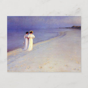 Kroyer's Summer Afternoon on Skagen Beach Postcard