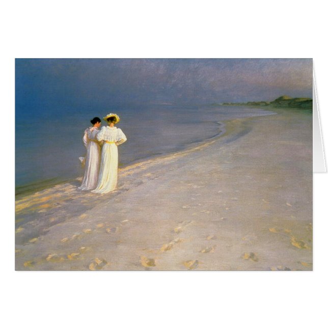 Kroyer's "Summer Afternoon on Skagen South Beach" (Front Horizontal)