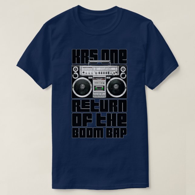 KRSOne Return Of The Boom Bap T-Shirt (Design Front)