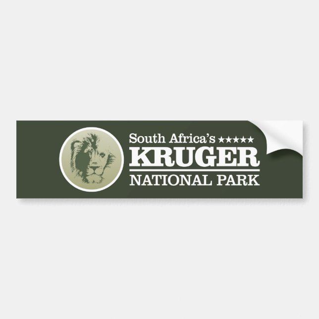Kruger National Park Bumper Sticker (Front)