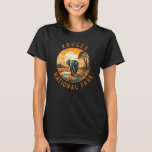 Kruger National Park South Africa Elephant Retro T-Shirt<br><div class="desc">Kruger vector artwork design. Kruger National Park,  in northeastern South Africa,  is one of Africa’s largest game reserves. Its high density of wild animals includes the Big 5: lions,  leopards,  rhinos,  elephants and buffalos.</div>