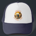 Kruger National Park South Africa Elephant Retro Trucker Hat<br><div class="desc">Kruger vector artwork design. Kruger National Park,  in northeastern South Africa,  is one of Africa’s largest game reserves. Its high density of wild animals includes the Big 5: lions,  leopards,  rhinos,  elephants and buffalos.</div>