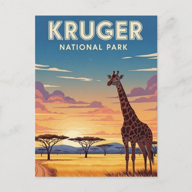 Kruger National Park South Africa Postcard (Front)